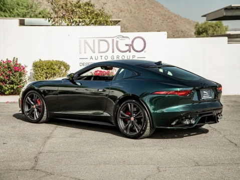 jaguar f type coupe british racing green