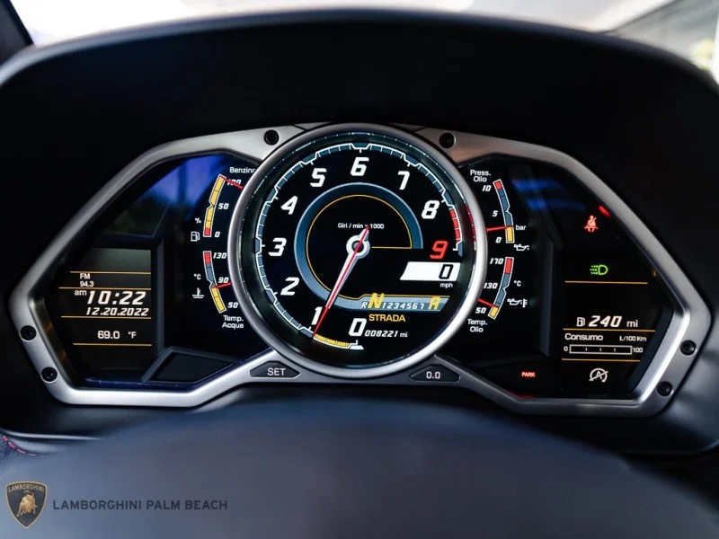 aventador speedometer