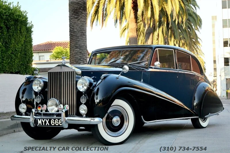 ROLLS ROYCE SILVER WRAITH Park Ward Saloon Noir-Bleu 1952 - 1:43 TSM 104322