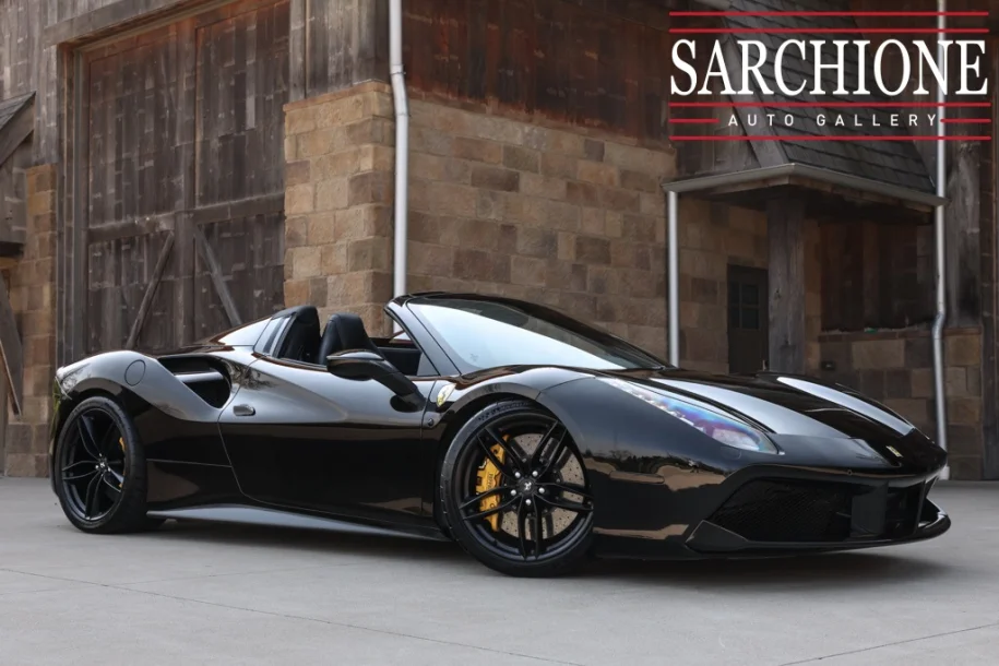 New and Pre-owned Black Ferrari 488 Spider for Sale